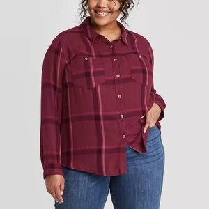 💛Ava & viv burgundy bottom down top